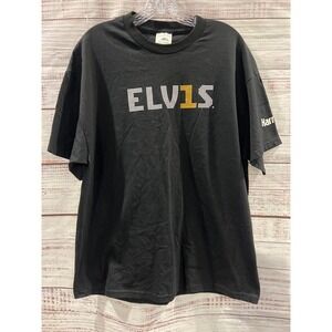 Elvis Presley Harrahs John Lennon Quote T-Shirt Black Mens XL Tennessee River